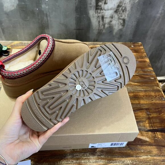 UGG Winter Autumn Tasman Brown Suede Thick Bottom Model Boots - Picture 9 of 9